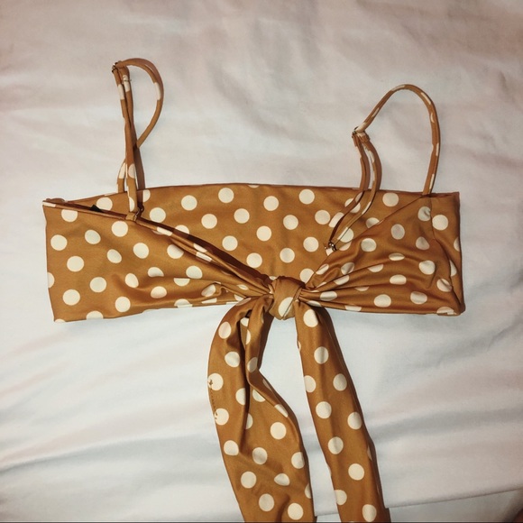 Skin by Same Polka Dot Tie Bikini Top - Picture 2 of 5